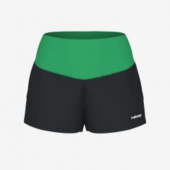 Spodenki krótkie damskie Dynamic. Czarne szorty damskie HEAD, bez wzorów, z materiału, sportowe. W wyprzedaży za 196.00 zł.