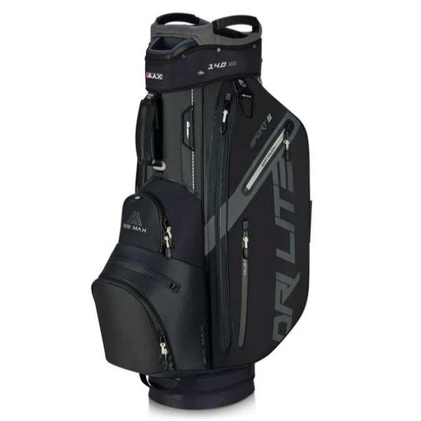 Big Max Dri Lite Sport 3 Wodoodporna torba golfowa Torba na wózek Czarna. Czarne torebki klasyczne damskie BIG MAX, bez wzorów, z materiału, duże, bez dodatków. Za 1,058.00 zł.