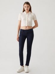 LTB Dżinsy "Molly" - Skinny fit - w kolorze granatowym rozmiar: W27/L36. Niebieskie jeansy damskie LTB, z podwyższonym stanem. Za 83.03 zł.