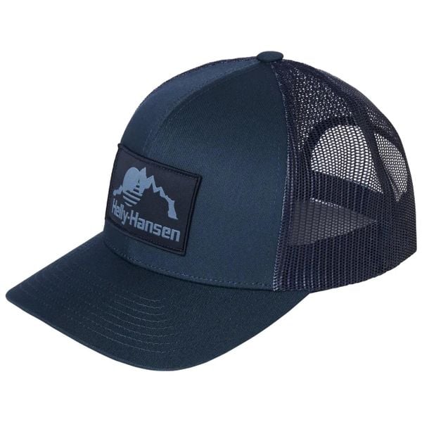 Czapka Trucker Helly Hansen. Niebieskie czapki męskie Helly Hansen, bez wzorów. Za 259.50 zł.