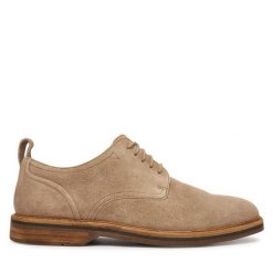 Półbuty Clarks. Szare półbuty męskie Clarks, bez zapięcia. Za 469.99 zł.