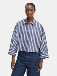 MAX&Co. Koszula Camicia 2616111054200 Granatowy Regular Fit. Niebieskie koszule damskie MAX&Co., bez wzorów, z bawełny, bez kołnierzyka, bez ramiączek. Za 739.99 zł.