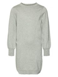 Vero Moda Girl Sukienka dzianinowa w kolorze szarym rozmiar: 134/140. Szare sukienki dziewczęce Vero Moda Girl, bez wzorów, z dzianiny, klasyczne, bez ramiączek, krótkie. Za 74.63 zł.