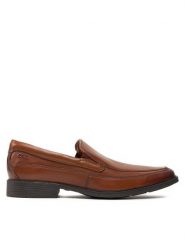 Clarks Półbuty Tilden Free 261300987 Brązowy. Brązowe buty wizytowe męskie Clarks, ze skóry, bez zapięcia. Za 279.99 zł.