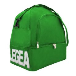 Torba treningowa Oristano z dnem 50 x 27,5 x 56 cm. Zielone torby męskie na ramię Legea, bez wzorów, bez dodatków. W wyprzedaży za 108.00 zł.