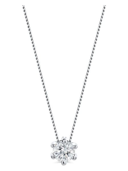 Revoni Złoty naszyjnik z diamentem - dł. 45 cm rozmiar: onesize. Szare naszyjniki damskie Revoni, złote. Za 2,601.41 zł.