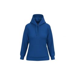 Bluza damska z kapturem Kariban. Niebieskie bluzy z kapturem damskie KARIBAN, xl, z bawełny. Za 181.00 zł.