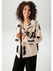 Aniston Kurtka przejściowa w kolorze beżowym rozmiar: 38. Brązowe kurtki damskie Aniston, bez wzorów, bez kaptura. Za 99.80 zł.