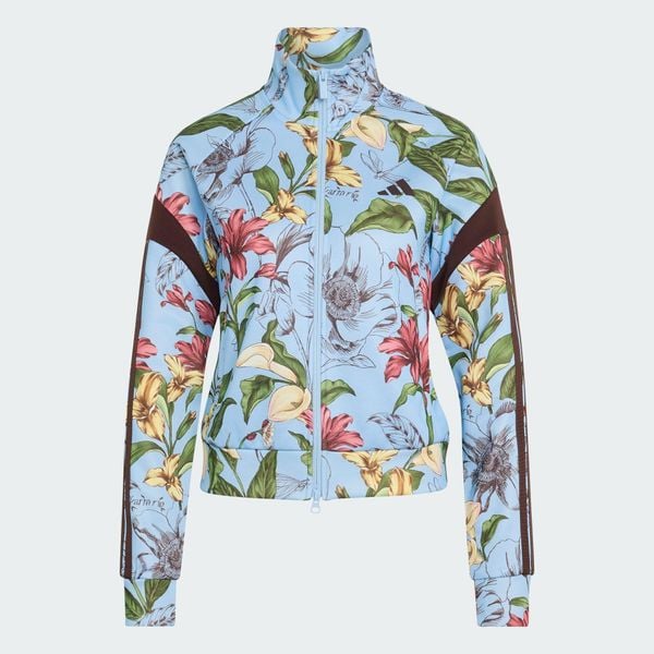 BLUZA DRESOWA ADIDAS x FARM RIO HOUSE OF TIRO. Brązowe bluzy bez kaptura damskie Adidas, s, z bawełny. Za 349.00 zł.