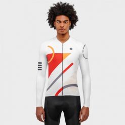 Męska koszulka rowerowa z krótkim rękawem Kolarstwo Siroko M2 Finish Line. Białe t-shirty sportowe męskie SIROKO, m, bez ramiączek, rowerowe. Za 236.75 zł.