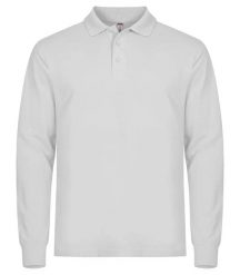 Clique Manhattan L/S Koszulka polo z długim rękawem męska - biały – White. Białe koszulki męskie z długim rękawem CLIQUE, l, z bawełny. Za 135.29 zł.