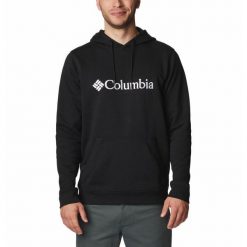 Bluza sportowa z kapturem męska Columbia CSC Basic Logo. Czarne bluzy sportowe męskie Columbia, m. Za 149.99 zł.