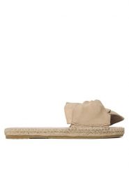 Manebi Espadryle Sandals With Knot M 1.1 JK Beżowy. Brązowe espadryle damskie Manebi, bez wzorów, ze skóry, bez obcasa. Za 449.99 zł.