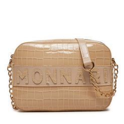 Torebka Monnari. Brązowe listonoszki damskie Monnari, bez wzorów, bez dodatków. Za 109.99 zł.