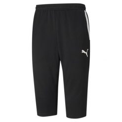 Spodnie męskie Puma teamLIGA Training 3/4 Pants. Białe spodnie dresowe męskie Puma, bez wzorów, z dresówki. Za 149.00 zł.