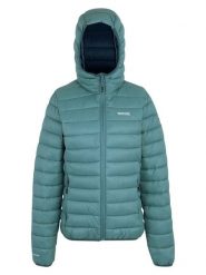 Regatta Kurtka pikowana "Marizion" w kolorze turkusowym rozmiar: 40. Niebieskie kurtki damskie Regatta, bez wzorów, bez kaptura. Za 174.02 zł.