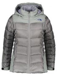 The North Face Kurtka puchowa "Storm" w kolorze antracytowym rozmiar: M. Szare kurtki damskie The North Face, m, bez wzorów, z puchu, bez kaptura. Za 571.03 zł.