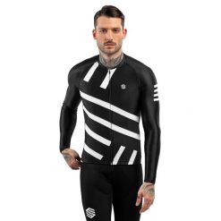 Męska koszulka rowerowa z krótkim rękawem Kolarstwo Siroko M2 Leader. Białe t-shirty sportowe męskie SIROKO, m, z jersey, bez ramiączek, rowerowe. W wyprzedaży za 212.00 zł.