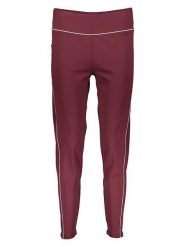 Copenhagen Studios Legginsy sportowe w kolorze bordowym rozmiar: XL. Czerwone legginsy damskie Copenhagen Studios, xl, bez wzorów, z materiału, z podwyższonym stanem, outdoorowe. Za 100.28 zł.