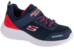 Buty SKECHERS BOUNDER-DRIPPER DROP Niebieski. Czerwone buty trekkingowe męskie Skechers, z materiału, bez zapięcia, trekkingowe. Za 219.99 zł.