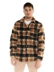 Kurtka z kaptur na co dzień na siłownię. Brązowe kurtki outdoor męskie LEONE 1947 APPAREL, xl, bez wzorów, z poliesteru, bez kaptura. Za 210.46 zł.