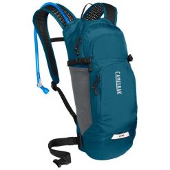 Plecak rowerowy z bukłakiem CamelBak Lobo. Niebieskie plecaki damskie Camelbak, bez wzorów. Za 499.90 zł.