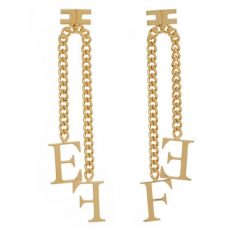 Kolczyki Elisabetta Franchi. Żółte kolczyki damskie Elisabetta Franchi, złote. Za 959.99 zł.