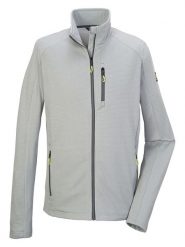 Killtec Kurtka polarowa "KOS 92" w kolorze szarym rozmiar: S. Szare kurtki męskie KILLTEC, s, bez wzorów, z polaru, bez kaptura. Za 114.71 zł.