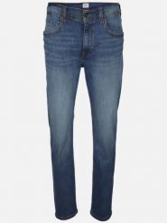Męskie Spodnie jeansowe Mustang Style Orlando Slim Denim Blue 1016625 5000 682. Niebieskie spodnie materiałowe męskie Mustang, bez wzorów, z denimu. Za 219.99 zł.
