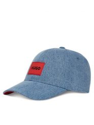 HUGO Czapka z daszkiem G00318 Niebieski. Niebieskie czapki dziecięce Hugo, bez wzorów, z bawełny. Za 109.99 zł.