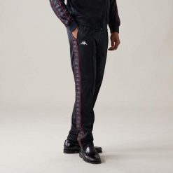 Spodnie Kappa Rastoria 222 Banda. Czarne spodnie materiałowe męskie Kappa, z aplikacjami, z materiału, eleganckie. Za 300.50 zł.