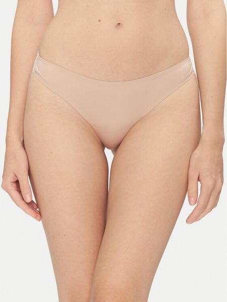 Ysabel Mora Stringi 19673 Beżowy. Brązowe stringi damskie ysabel mora, m, bez wzorów, z syntetyku. Za 39.99 zł.