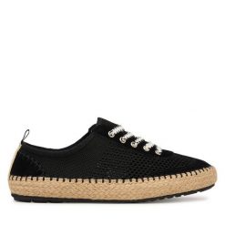 Espadryle EMU Australia. Czarne espadryle damskie Emu Australia, bez wzorów, bez obcasa. Za 338.99 zł.