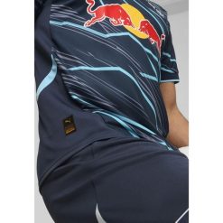 Męska trzecia koszulka RB Leipzig 24/25 PUMA Dark Night Hero Blue. Niebieskie t-shirty sportowe męskie Puma, m, bez ramiączek, do piłki nożnej. Za 398.95 zł.