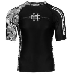 Koszulka Męska na siłownię rashguard MMA EXTREME HOBBY COMBAT GAME. Czarne bielizna termoaktywna męska EXTREME HOBBY, m, bez wzorów, z bawełny. Za 199.00 zł.
