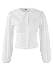 Trendyol Bluzka w kolorze białym rozmiar: 38. Białe bluzki damskie Trendyol, bez wzorów, z bawełny, bez kołnierzyka, bez ramiączek. Za 95.99 zł.