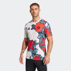 Koszulka piłkarska treningowa ADIDAS Bayern Monachium 24/25. Bluzki damskie Adidas, xl, bez wzorów, sportowe, bez kołnierzyka, bez ramiączek. W wyprzedaży za 249.99 zł.