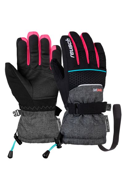 Rękawiczki dla dzieci Reusch Connor R-tex® XT. Czarne rękawiczki dziecięce REUSCH, z elastanu, bez ramiączek. Za 187.75 zł.