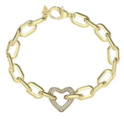 Bransoletka Guess. Żółte bransoletki damskie Guess, złote. Za 249.99 zł.