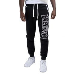 Spodnie do biegania Lonsdale Marldon. Czarne spodnie materiałowe męskie Lonsdale, bez wzorów, z dresówki, sportowe. Za 249.00 zł.