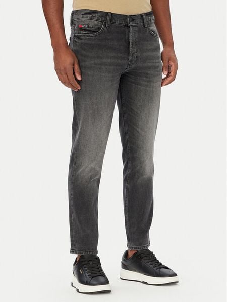 HUGO Jeansy HUGO 634 50561473 Szary ciemny Tapered Fit. Szare jeansy męskie Hugo. Za 549.99 zł.