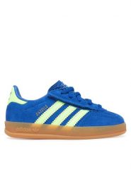 Adidas Sneakersy Gazelle Indoor Comfort Closure Elastic KJ2305 Niebieski. Niebieskie trampki i tenisówki chłopięce Adidas, bez wzorów, ze skóry, bez zapięcia. Za 279.99 zł.