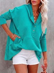 LA Angels Bluza w kolorze turkusowym rozmiar: XL. Niebieskie bluzy z kapturem damskie LA Angels, xl. Za 204.95 zł.