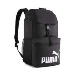 Plecak z klapą PUMA PHASE 25 l PUMA Black. Czarne plecaki damskie Puma, bez wzorów, z materiału. Za 119.00 zł.
