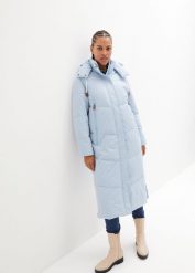 Płaszcz pikowany outdoorowy. Czarne płaszcze damskie bonprix, bez wzorów. Za 309.99 zł.