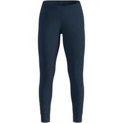 Legginsy termoaktywne damskie ODLO BL BOTTOM long MERINO 200. Niebieskie bielizna termoaktywna damska Odlo, m, bez wzorów, ze skóry. Za 459.99 zł.