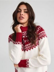 Sweter - wielobarwny. Golfy damskie Sinsay, l, bez wzorów, bez ramiączek. Za 59.99 zł.
