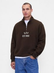 GAP Bluza w kolorze brązowym rozmiar: L. Brązowe bluzy bez kaptura męskie GAP, l. Za 162.87 zł.