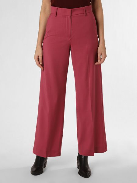 Weekend Max Mara Spodnie - Visivo Kobiety wełna ze strzyży wyrazisty róż, 38. Czerwone spodnie materiałowe damskie Weekend Max Mara, bez wzorów, z wełny, biznesowe. Za 1,099.95 zł.