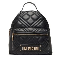 Plecak LOVE MOSCHINO. Czarne plecaki damskie Love Moschino, bez wzorów. Za 729.99 zł.